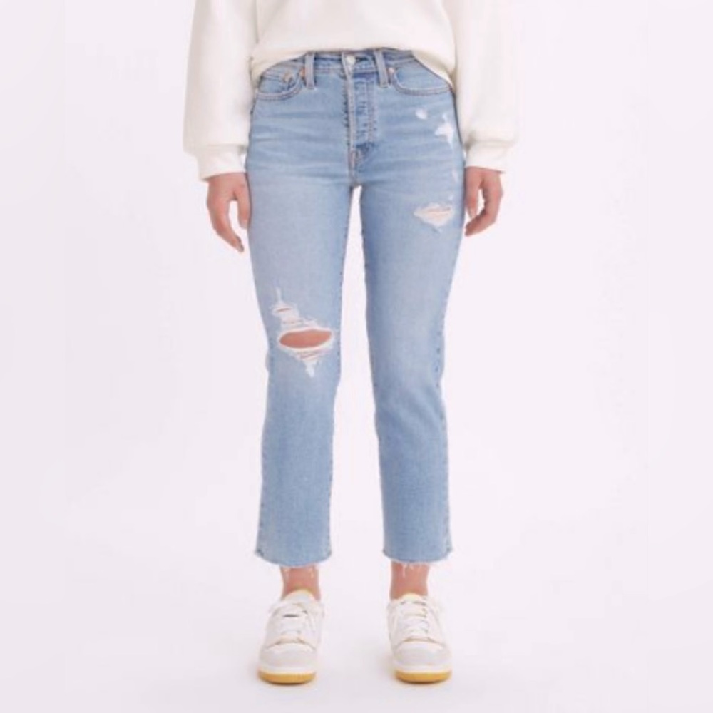 NWOT Levi’s wedgie straight cropped, size 29